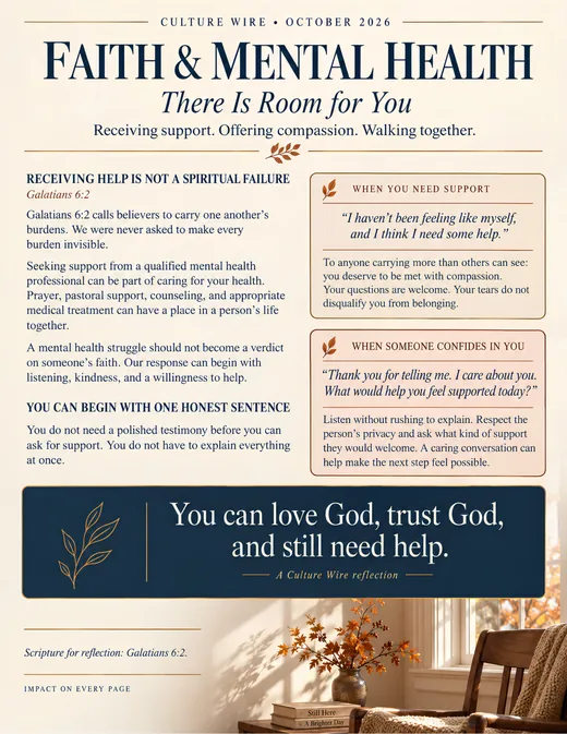 Faith and Mental Health: There Is Room for You