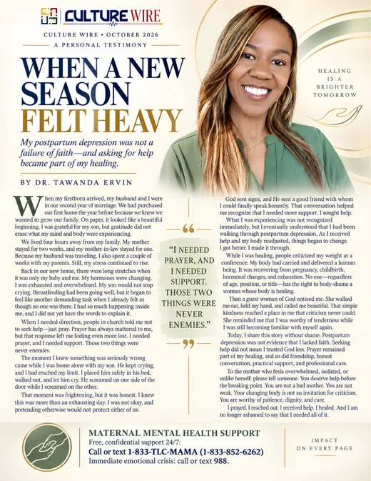 A personal testimony: When a New Season Felt Heavy, by Dr. Tawanda Ervin