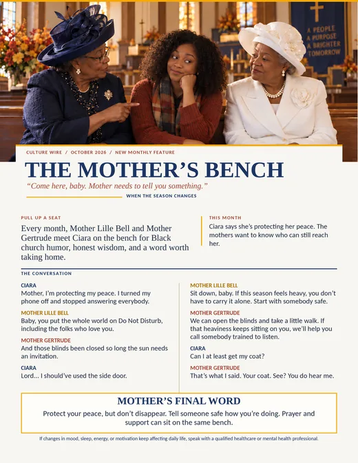 The Mother's Bench: When the Season Changes